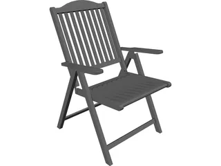 Adirondack Chair 3D Model