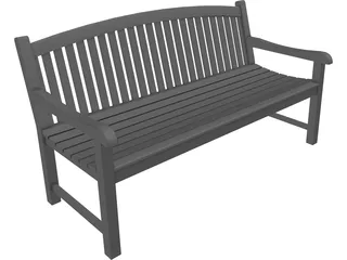 Garden Seat 3D Model