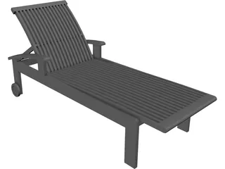 Lawn Chair 3D Model