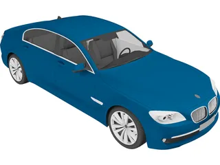 BMW 7-series (2009) 3D Model