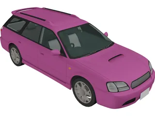 Subaru Legacy Station Wagon (1998) 3D Model