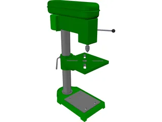 Press Drill 3D Model