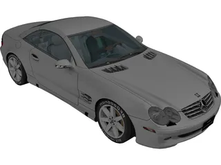 Mercedes-Benz SL500 3D Model