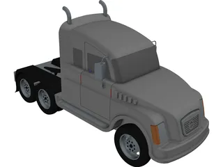 Heavy Duty Truck 3D Model