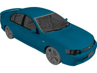 Ford Falcon XR8 3D Model