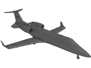 Bombardier Learjet 60 3D Model