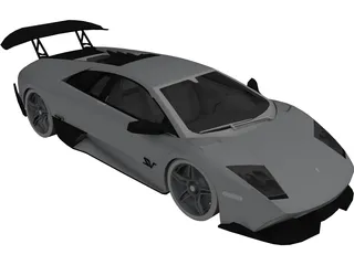 Lamborghini Murcielago LP670-4 SV 3D Model