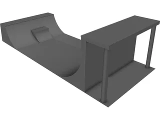 Halfpipe 3D Model