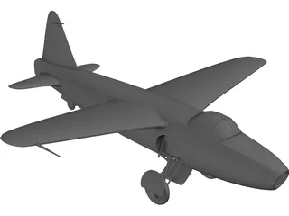 Heinkel He 178 3D Model