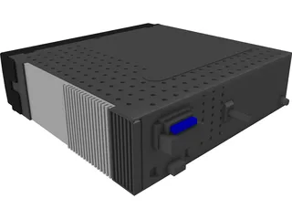 Kenwood Car Radio 3D Model