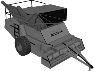 Amadas 2100 Farm Machine for Nuts 3D Model