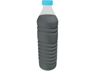 Water Bottle 1L 3D Model