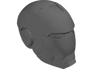 Ironman Helmet 3D Model