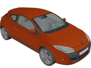 Renault Megane (2008) 3D Model