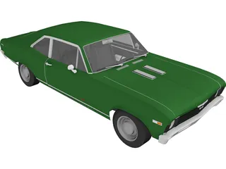 Chevrolet Nova SS (1969) 3D Model