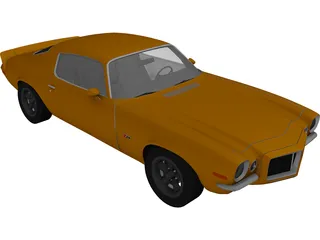 Chevrolet Camaro Z28 (1972) 3D Model