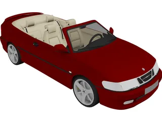 SAAB 9-3 Convertible 3D Model