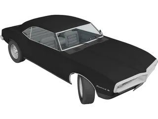 Pontiac Firebird (1968) 3D Model