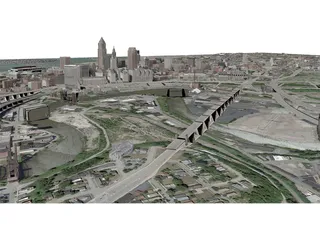 Cleveland City 3D Model