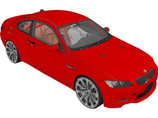 BMW M3 E92 3D Model