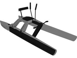 Catamaran 3D Model