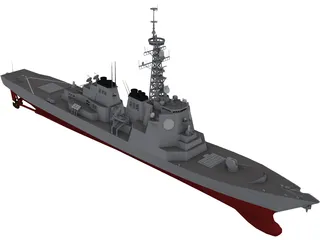Kongo Destroyer 3D Model