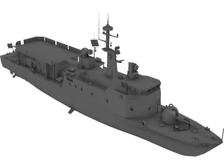 Manama Missile Boat 3D Model