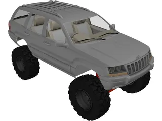 Jeep Grand Cherokee [Lifted] 3D Model