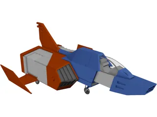 Core Fighter 3D Model