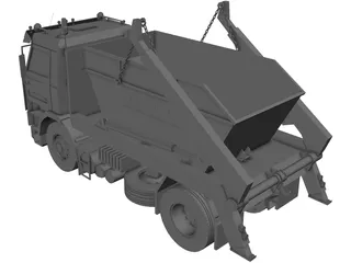 Scania 450 Dumpster 3D Model