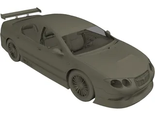 Chrysler 300M Tuning 3D Model