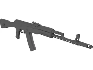 AK-74 3D Model