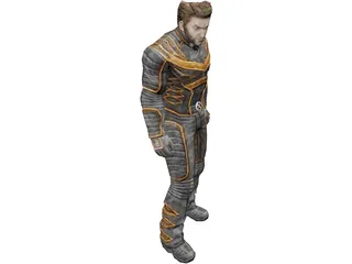 Wolverine X-Man 3D Model