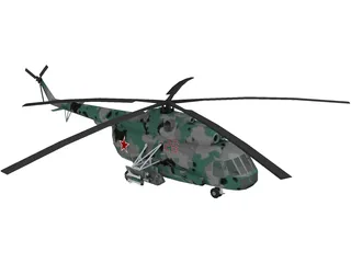 Mil Mi-8 Hip 3D Model