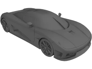 Koenigsegg CCXR 3D Model