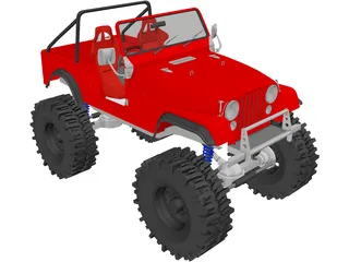 Jeep CJ-7 (1976) 3D Model