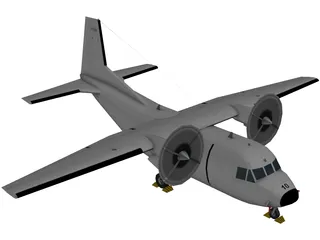 CASA C212-200 Aviocar 3D Model