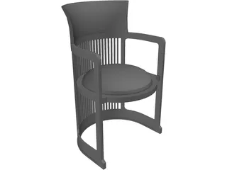 Chair Dinning Room 3D Model