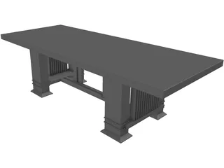 Table Dinning Room 3D Model