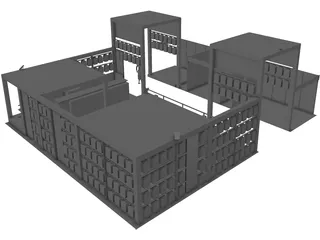 Exhibition Stand 3D Model