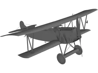 Fokker R7 3D Model