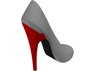 Woman Shoe 3D Model