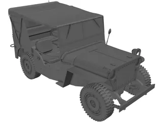 Jeep Willys 3D Model