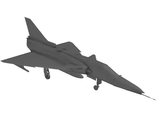 IAI Kfir C7 3D Model