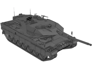 Leopard II 3D Model