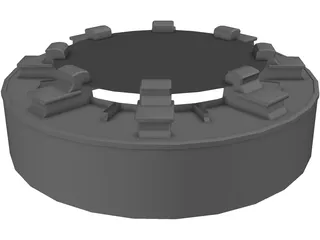 Base Colomn 3D Model