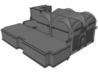 Building Temple 3D Model