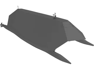 Lockheed Sea Shadow 3D Model