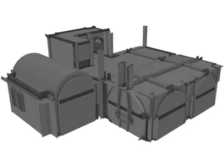 Building Temple 3D Model