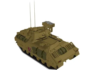 M2AB Infantry 3D Model